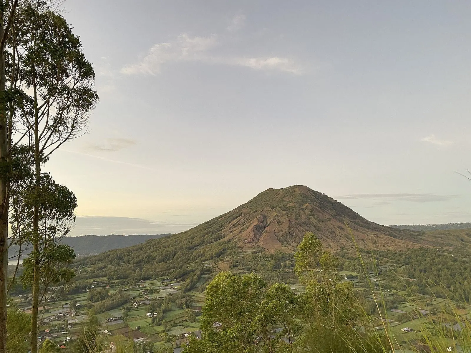 Mount Batur seen from Kintamani